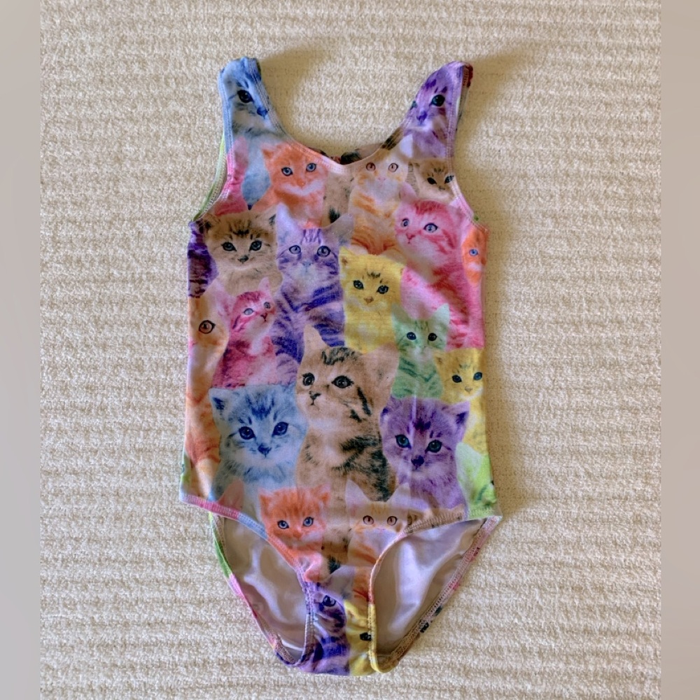Rainbow Cat Leotard • Girls’ Size 6-7